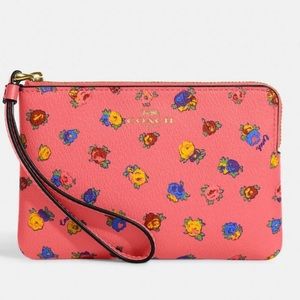 Coach Pink Lemonade Wristlet Flowers